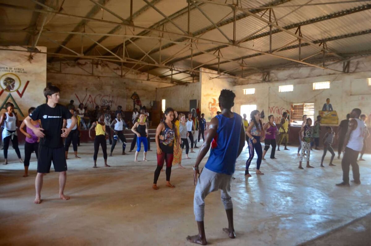 アフリカンダンス練習場